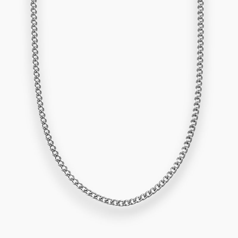 Buy Cuban Curb Link Chain Silver in Pakistan