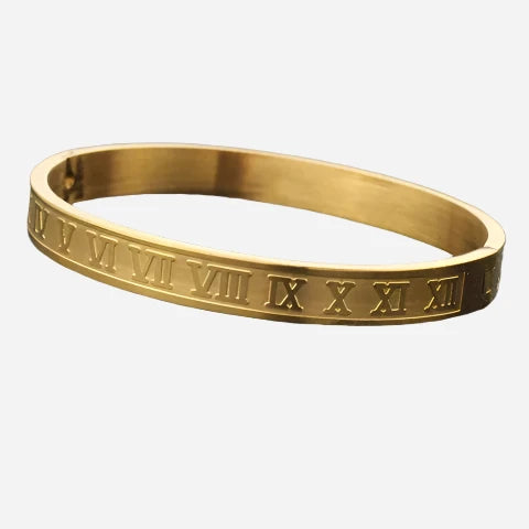 Buy Roman Numerals Bracelet Gold For Men and Women in Pakistan.