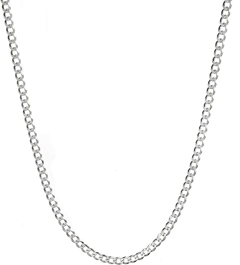 Buy Cuban Curb Link Chain Silver in Pakistan