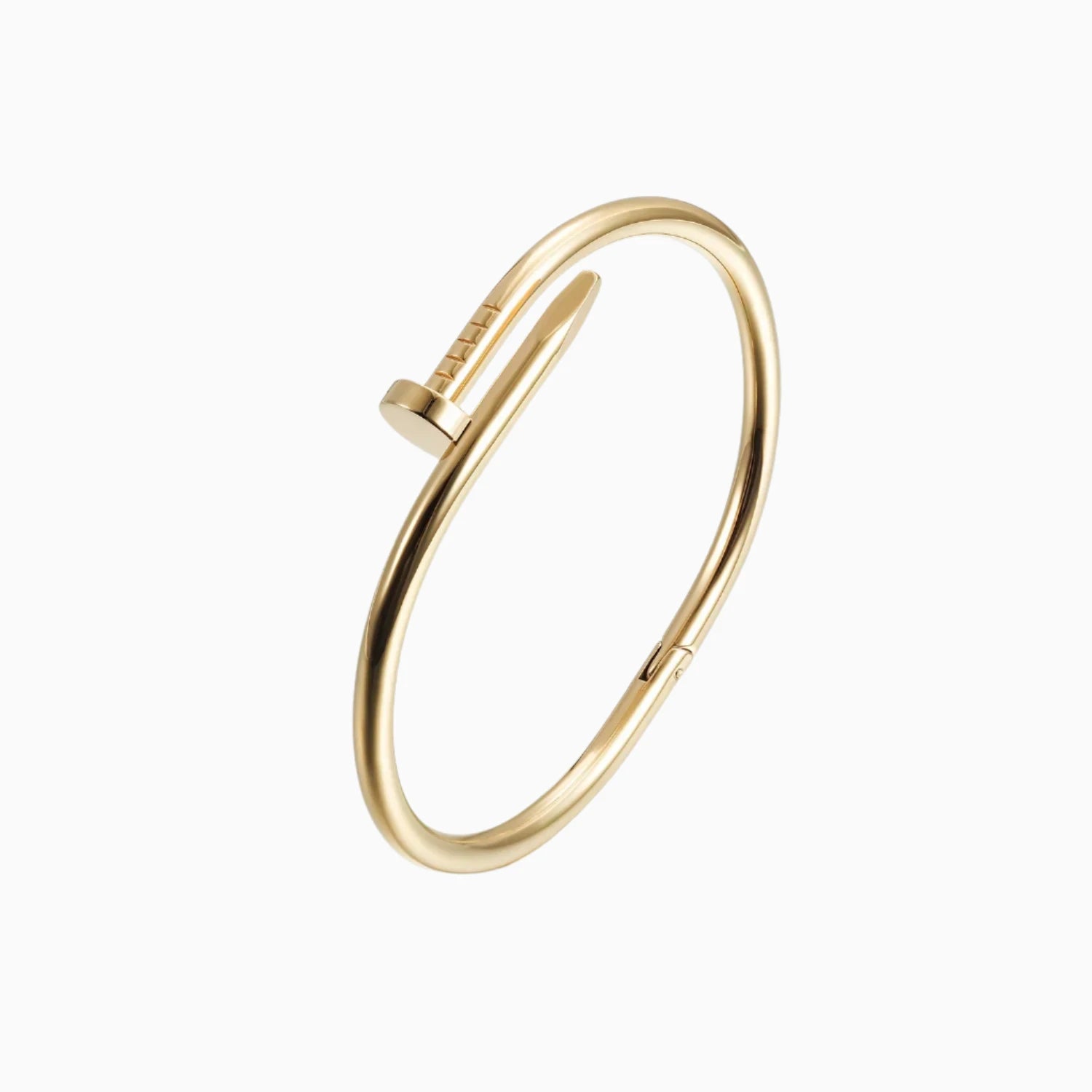 Buy Gold Screw Nail Bangle Bracelet in Pakistan