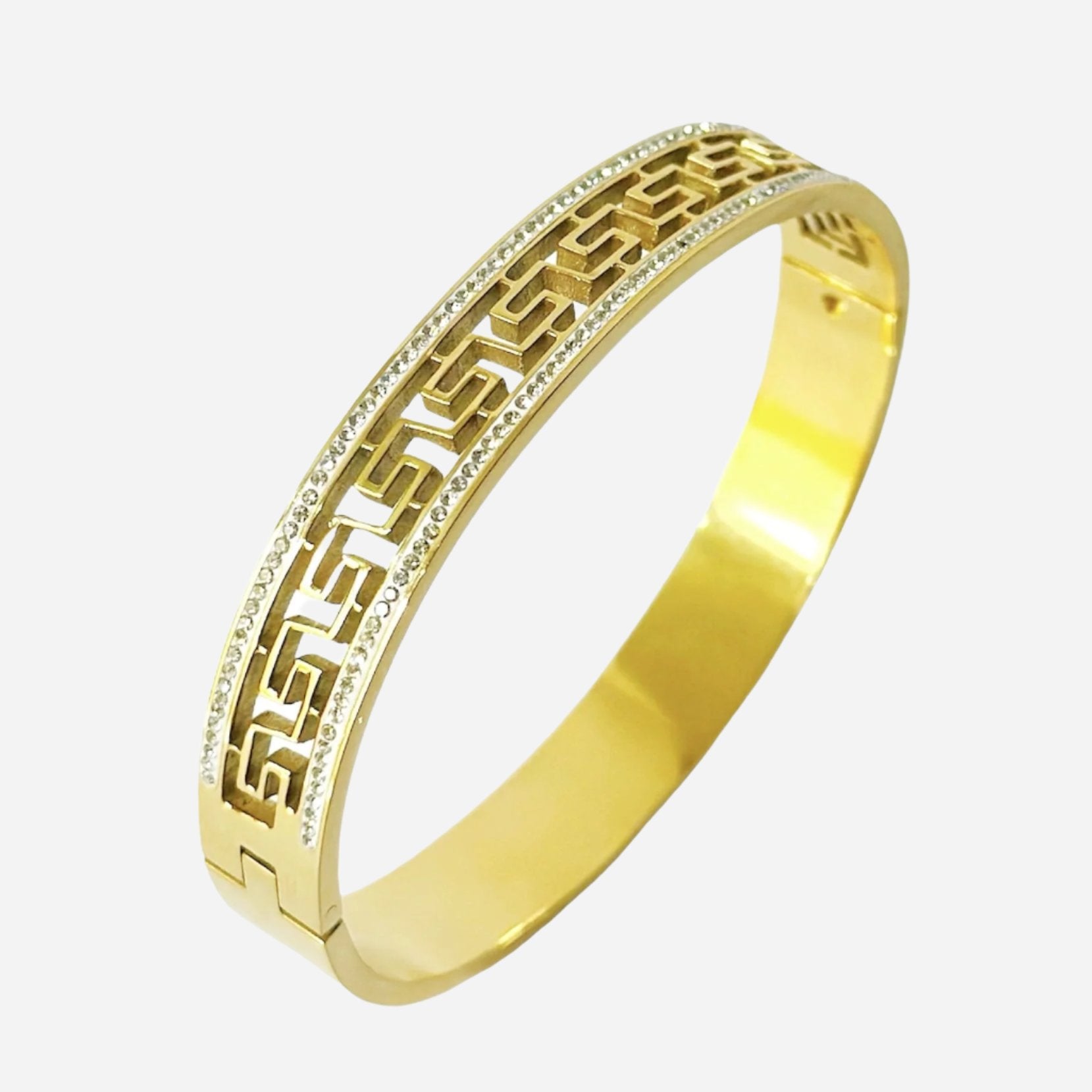 Buy Greek Bangle Bracelet Gold For Men and Women in Pakistan.