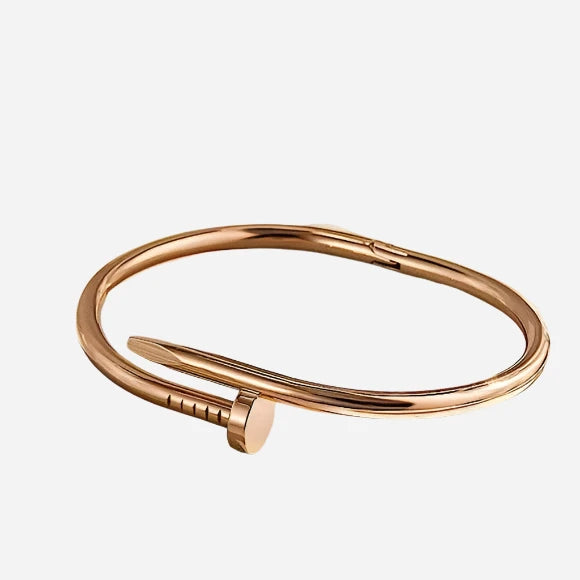 Buy Rose Gold Nail Bangle Bracelet For Men and Women in Pakistan.