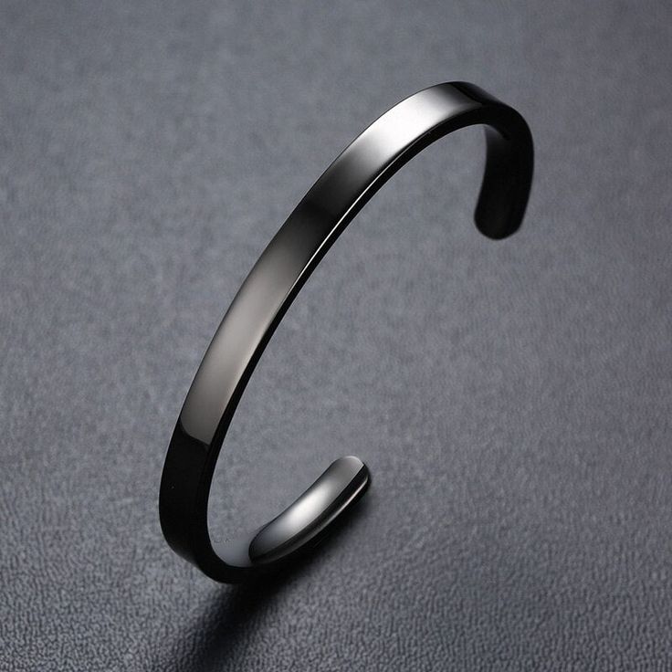 Buy C-Cuff Bracelet Black For Men and Women in Pakistan.