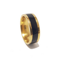 Buy Two Tone Premium Stainless Steel Ring in Pakistan