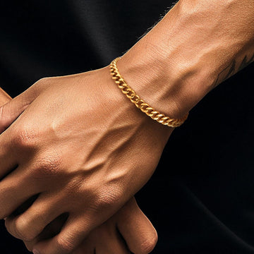 Buy Cuban Bracelet Gold For Men and Women in Pakistan.