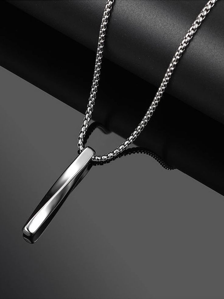 Buy Bar Pendant Silver For Men and Women in Pakistan.