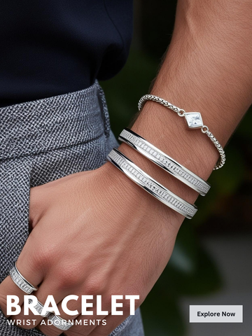 Mens stainless steel bracelets- shop online in pakistan