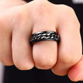 Buy Black Rotating Spinner Ring in Pakistan